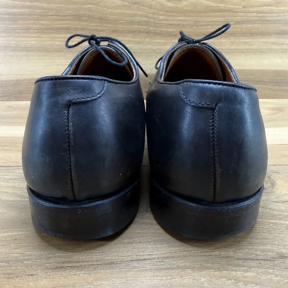E T Wright Mens‎ 9.5 D Black Leather Dress Shoes